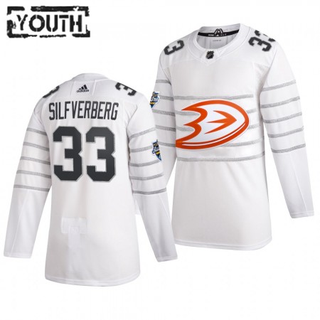 Dresovi Anaheim Ducks Jakob Silfverberg 33 Bijela Adidas 2020 NHL All-Star Authentic - Dječji Dresovi Anaheim Ducks Jakob Silfverberg 33 Bijela Adidas 2020 NHL All-Star Authentic - Dječji